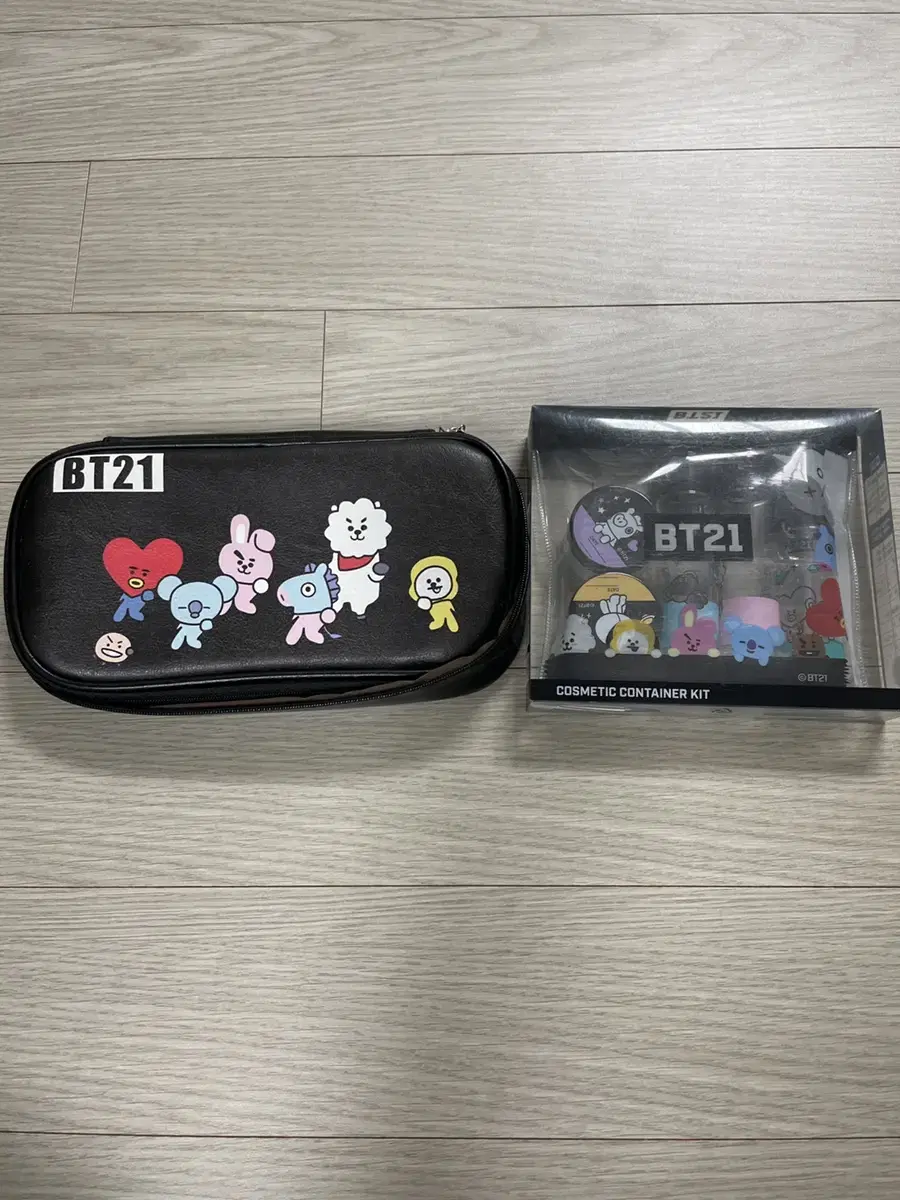 BT21 필통&코스메틱 공병 키트